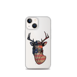 Deer Mullet USA 2.0 iPhone Case - Clear