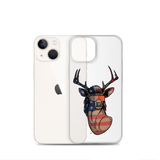 Deer Mullet USA 2.0 iPhone Case - Clear