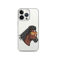 Horse Mullet iPhone Case - Clear