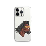 Horse Mullet iPhone Case - Clear