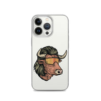 Bull Mullet iPhone Case - Clear