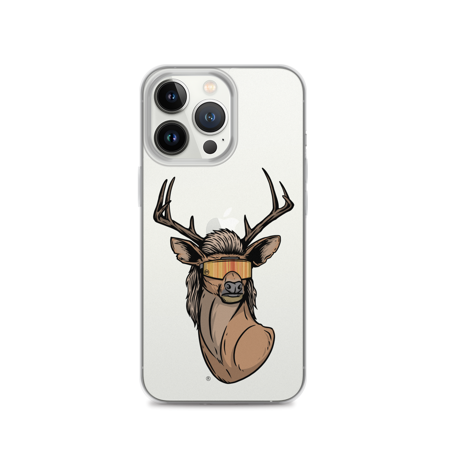 Deer Mullet 2.0 iPhone Case - Clear