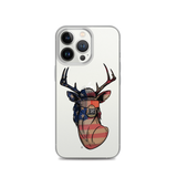 Deer Mullet USA 2.0 iPhone Case - Clear