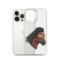 Horse Mullet iPhone Case - Clear