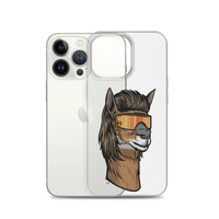 Llama Mullet iPhone Case - Clear