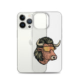 Bull Mullet iPhone Case - Clear