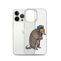 Armadillo Mullet iPhone Case - Clear