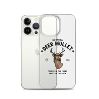 Deer Mullet Motto iPhone Case - Clear