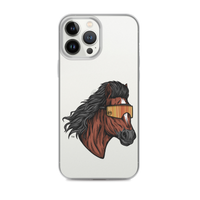 Horse Mullet iPhone Case - Clear