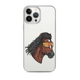 Horse Mullet iPhone Case - Clear