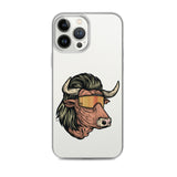 Bull Mullet iPhone Case - Clear