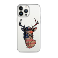 Deer Mullet USA 2.0 iPhone Case - Clear