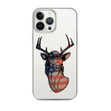 Deer Mullet USA 2.0 iPhone Case - Clear