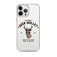 Deer Mullet Motto iPhone Case - Clear