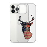 Deer Mullet USA 2.0 iPhone Case - Clear