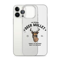 Deer Mullet Motto iPhone Case - Clear