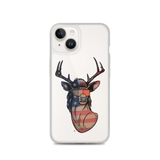 Deer Mullet USA 2.0 iPhone Case - Clear