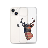 Deer Mullet USA 2.0 iPhone Case - Clear