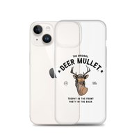 Deer Mullet Motto iPhone Case - Clear