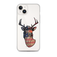 Deer Mullet USA 2.0 iPhone Case - Clear