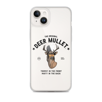 Deer Mullet Motto iPhone Case - Clear