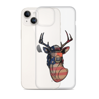 Deer Mullet USA 2.0 iPhone Case - Clear