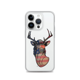 Deer Mullet USA 2.0 iPhone Case - Clear