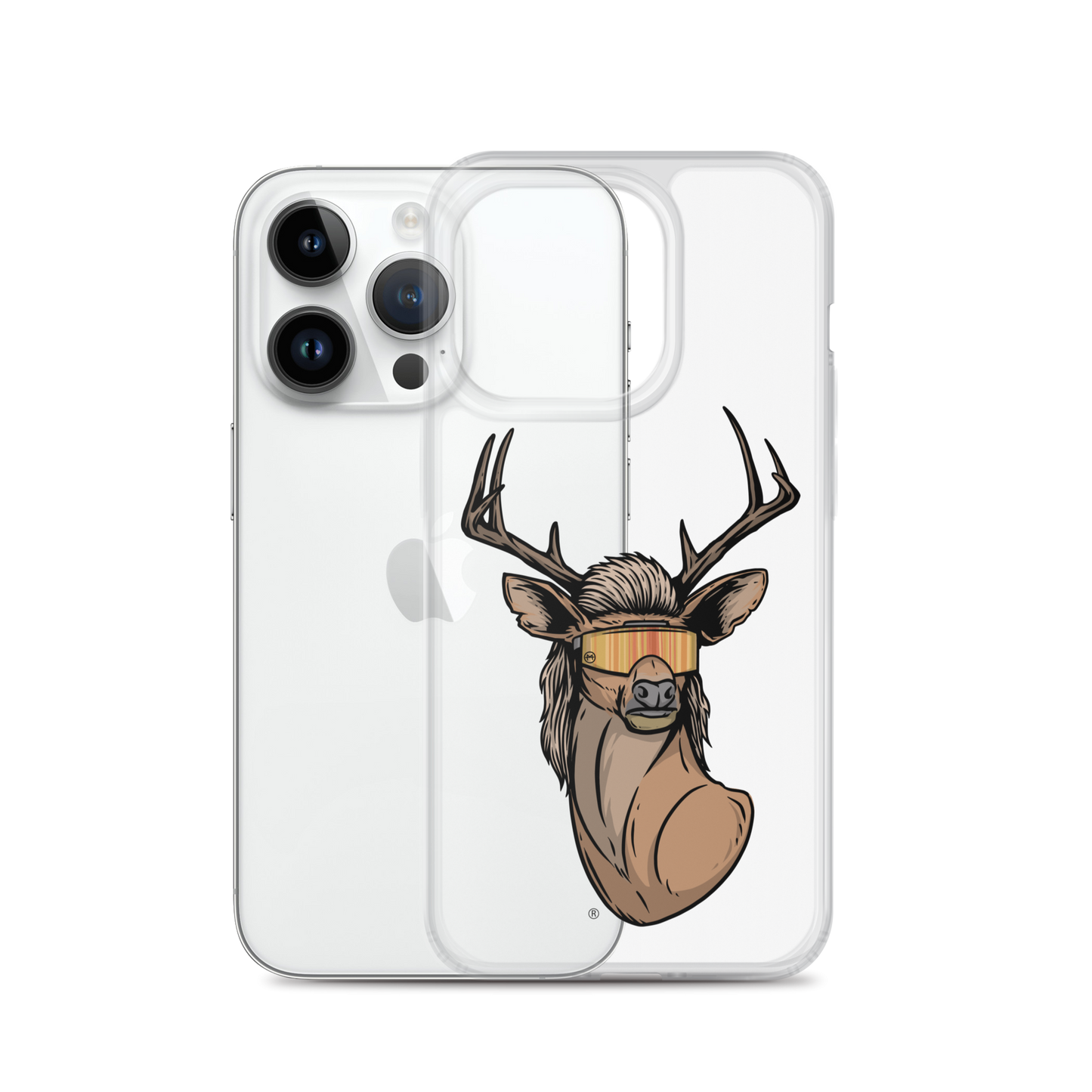 Deer Mullet 2.0 iPhone Case - Clear