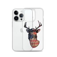 Deer Mullet USA 2.0 iPhone Case - Clear