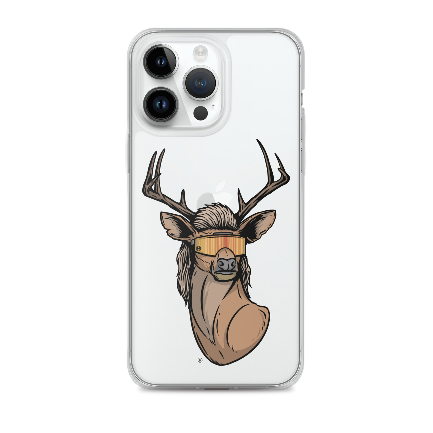 Deer Mullet 2.0 iPhone Case - Clear