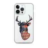 Deer Mullet USA 2.0 iPhone Case - Clear