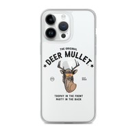 Deer Mullet Motto iPhone Case - Clear