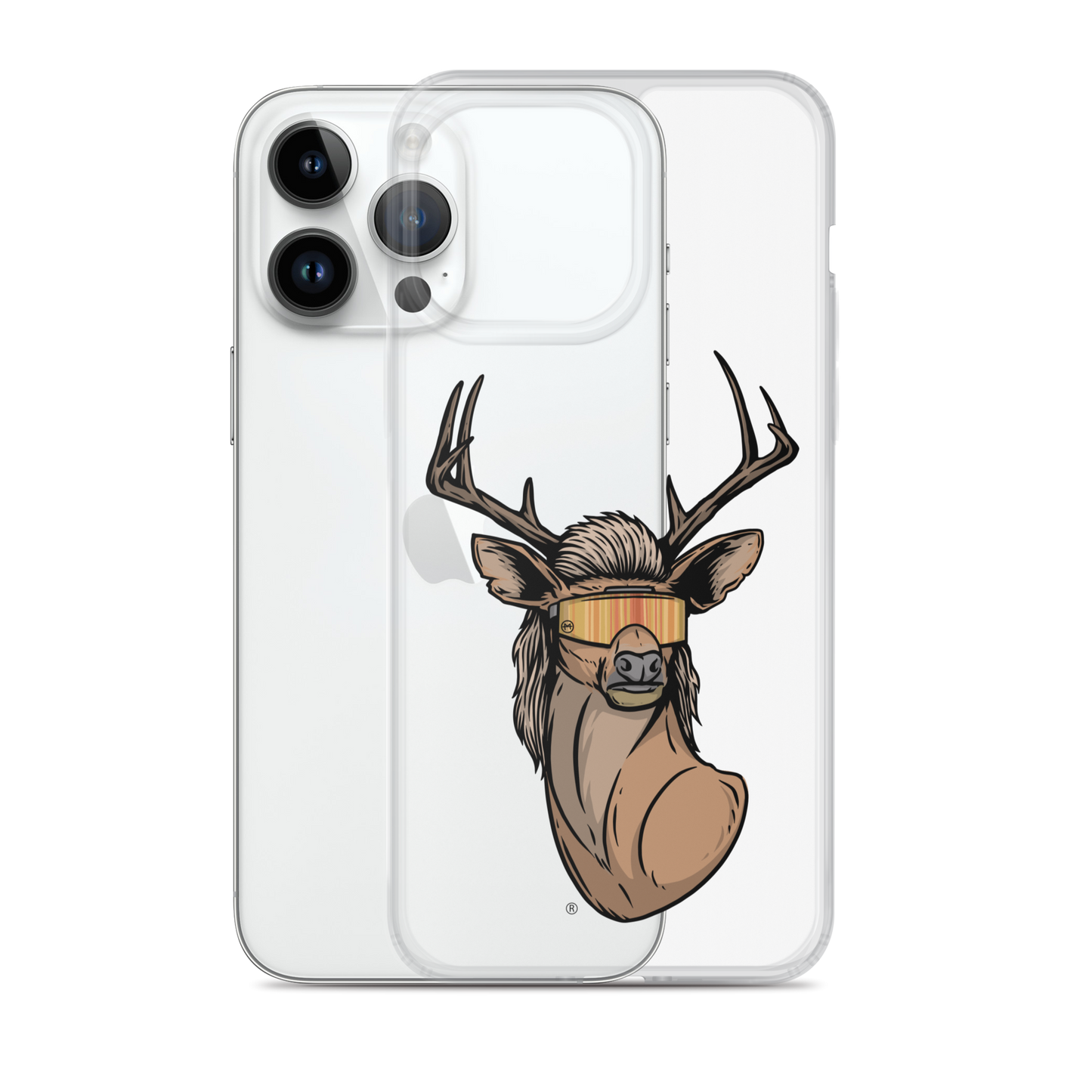 Deer Mullet 2.0 iPhone Case - Clear