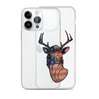 Deer Mullet USA 2.0 iPhone Case - Clear