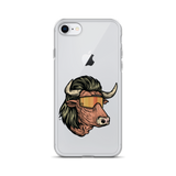 Bull Mullet iPhone Case - Clear