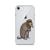 Armadillo Mullet iPhone Case - Clear