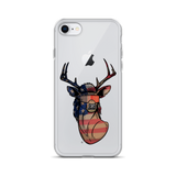 Deer Mullet USA 2.0 iPhone Case - Clear