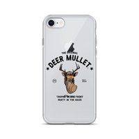 Deer Mullet Motto iPhone Case - Clear