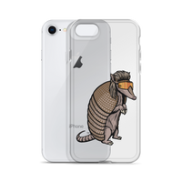 Armadillo Mullet iPhone Case - Clear