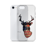 Deer Mullet USA 2.0 iPhone Case - Clear