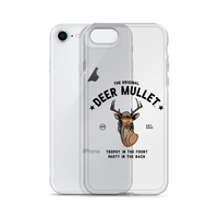 Deer Mullet Motto iPhone Case - Clear