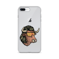 Bull Mullet iPhone Case - Clear