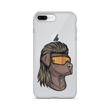 Chocolate Lab Mullet iPhone Case - Clear