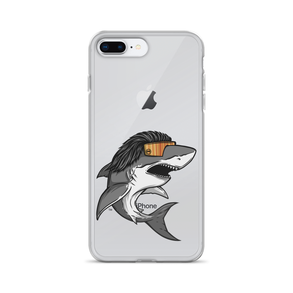 Shark Mullet iPhone Case - Clear