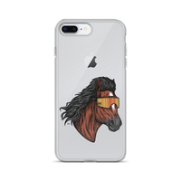 Horse Mullet iPhone Case - Clear