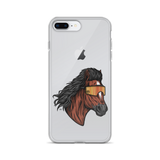 Horse Mullet iPhone Case - Clear