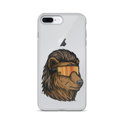 Bear Mullet iPhone Case - Clear