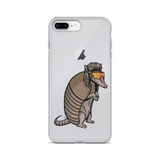 Armadillo Mullet iPhone Case - Clear