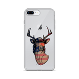 Deer Mullet USA 2.0 iPhone Case - Clear