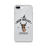 Deer Mullet Motto iPhone Case - Clear